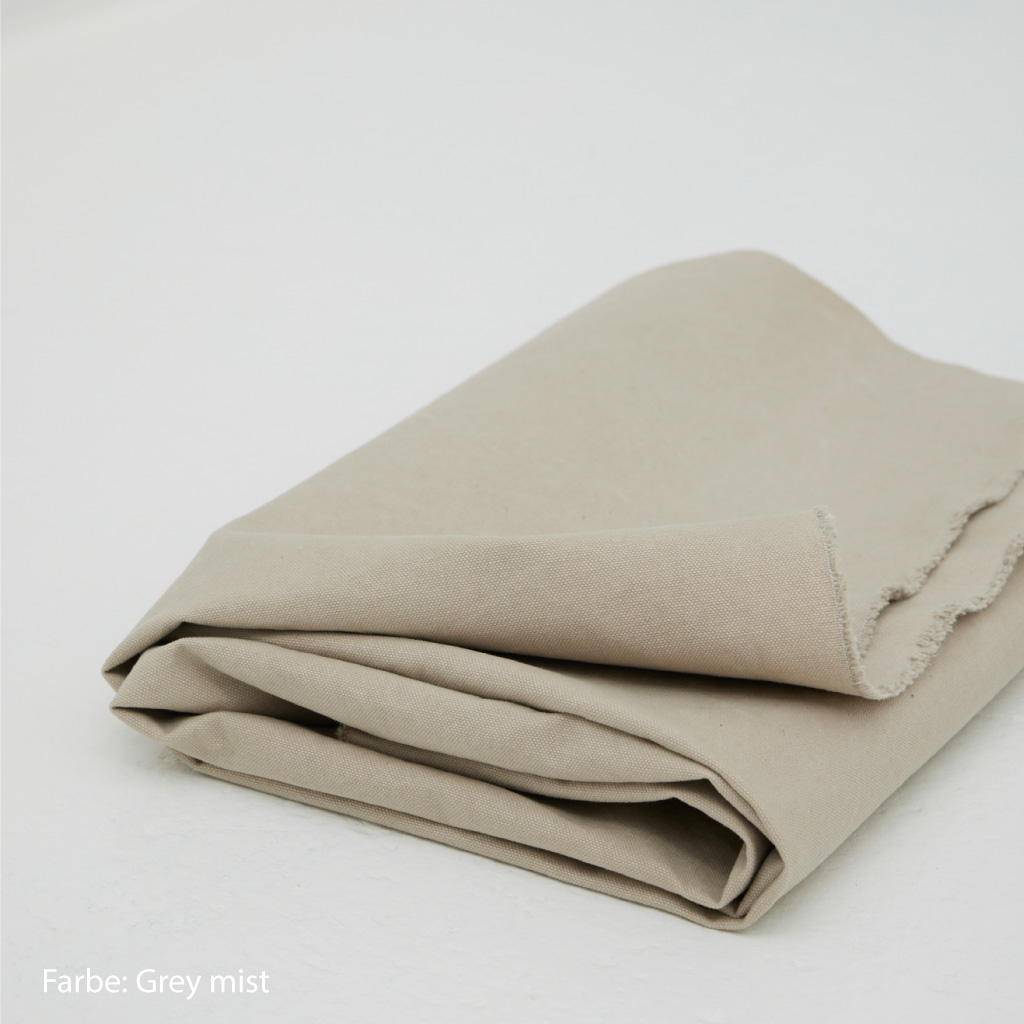Canvas Stoff hellgrau grey mist
