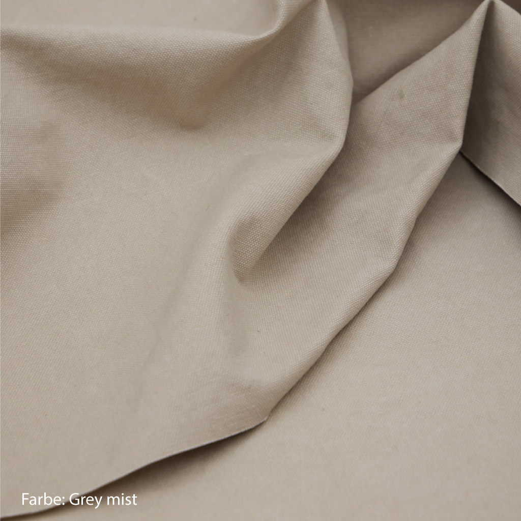 Canvas Stoff hellgrau grey mist