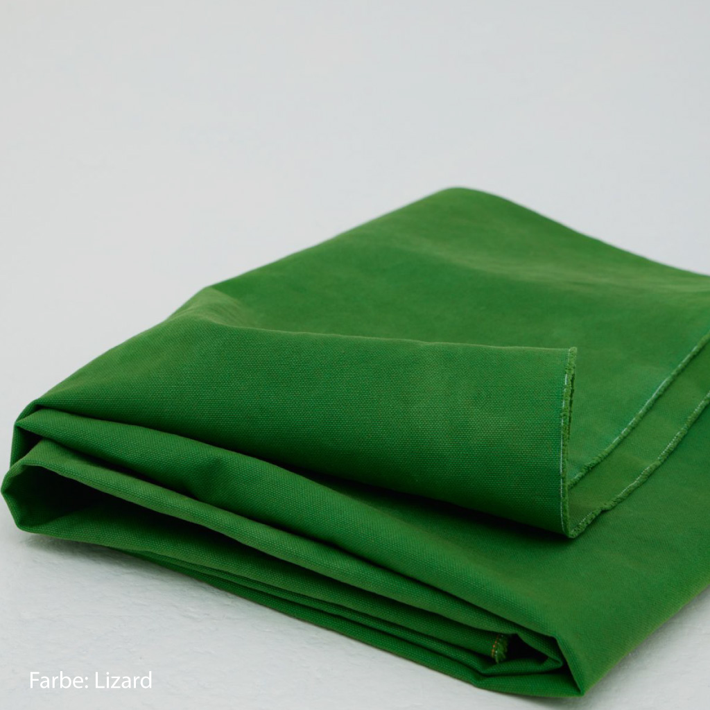 Canvas Stoff grün lizard