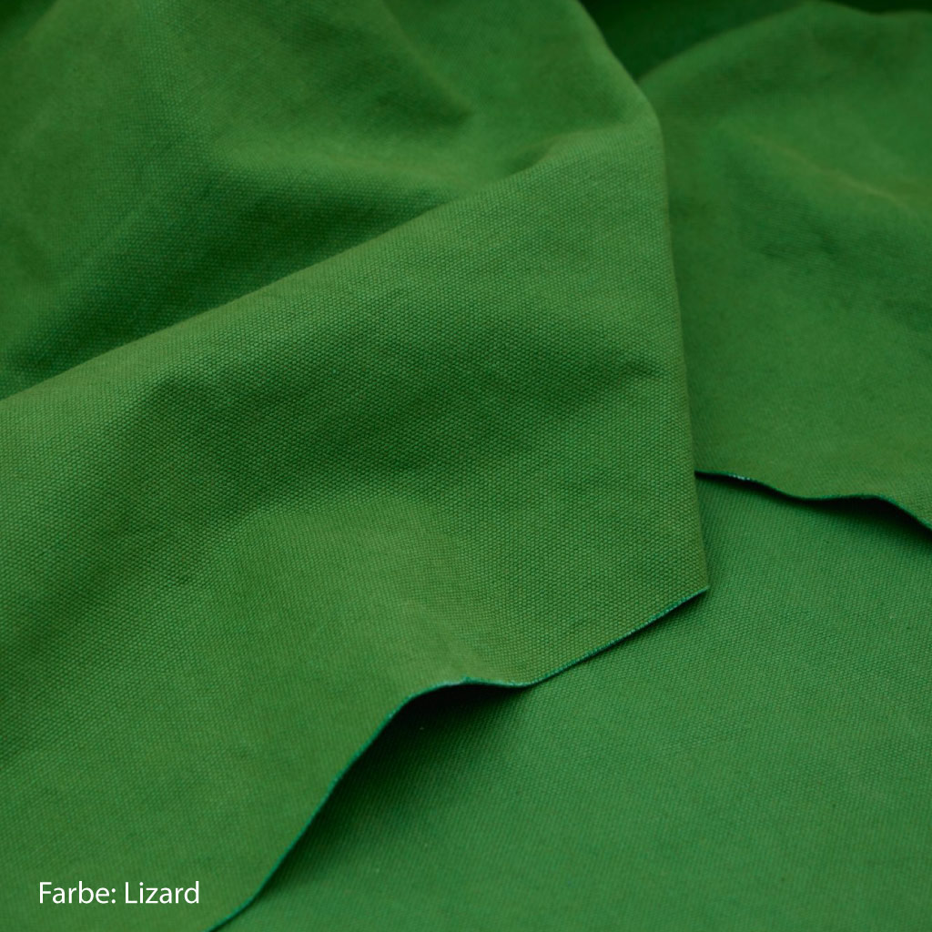 Canvas Stoff grün lizard