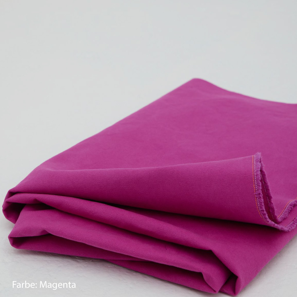 Canvas Stoff pink magenta