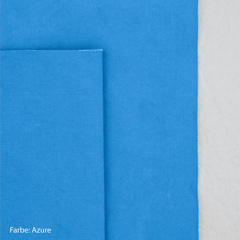 Canvas Stoff blau azure