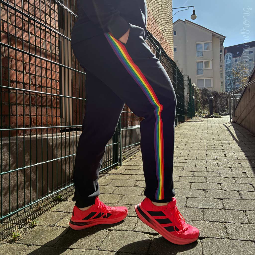 Gummiband Regenbogen Hose Sofia