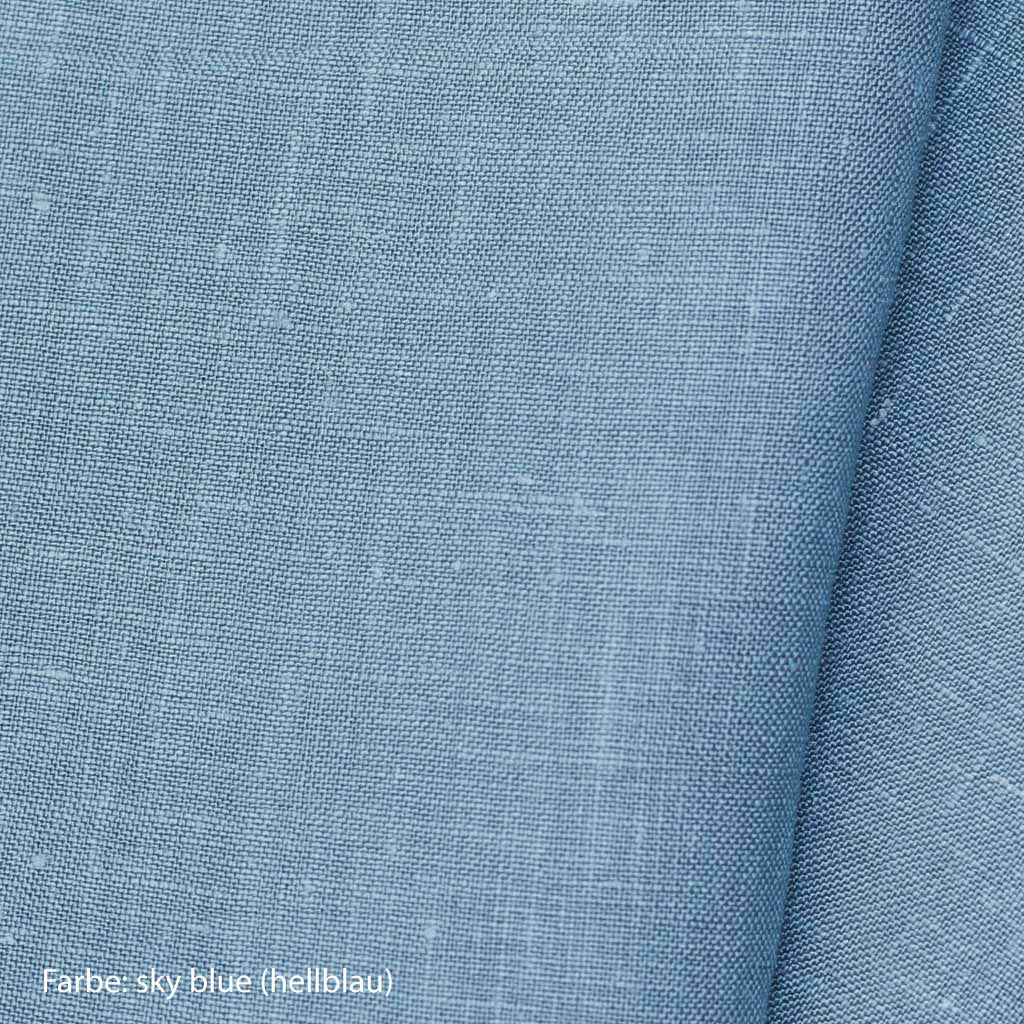 Leinen Stoff hellblau